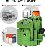 Military Tactical Backpack 45L/25L 3 Day Assault Pack Molle Daypack Hiking - Image 6