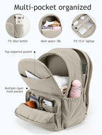 Uselike Travel Backpack for Women, 15.6 Inch Laptop Backpack, Quilted College - Image 3