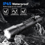 LETMY Rechargeable Flashlights High Lumens, 2 Pack 2000 Lumens Super Bright LED - Image 5
