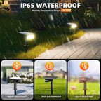 LEREKAM 3 Brightness Modes Solar Outdoor Lights, 360 Degree Adjustable Lighting - Image 2