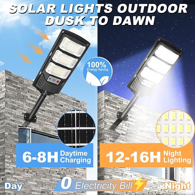 4 Pack Solar Lights Outdoor Waterproof - Image 2