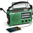 Kaito KA500GRN 5-Way Powered Emergency AM/FM/SW Weather Alert Radio by Kaito