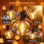 RTTY Outdoor String Lights 25 FT, G40 Led Patio Globe Lights - Image 3