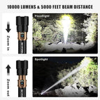 SKYFIRE Rechargeable Flashlights High Lumens, 10000mAh Super Bright Flashlight - Image 2