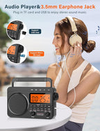 NOAA Weather Alert Radio, Digital AM FM Shortwave Radio - Image 6