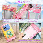 Personalized Initial Waterproof Phone Pouch Case - Image 4