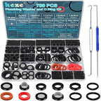 KEZE 780 PCS Rubber Washer Assortment Kit 14 Size Water Hose Washers and 18 by KEZE
