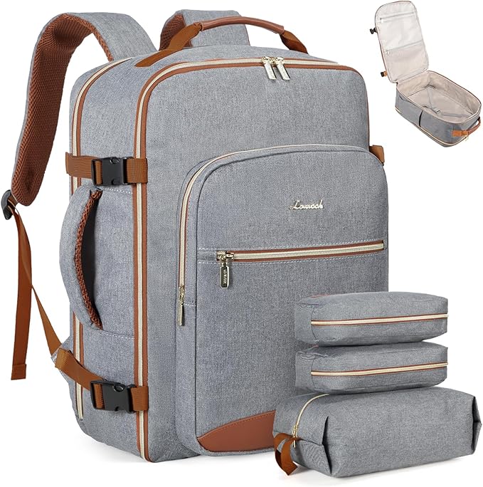 LOVEVOOK Travel Backpack for Women & Men 50L, Airline Approved Carry On by LOVEVOOK