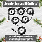 Eversimpleinc Black Outdoor Extension Cord - Image 2