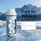 Insulated Water Bottle with Straw - Image 7