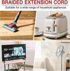 16/3 Braided Extension Cord 6 FT, Braided Extension Cord Flexible & Durable - Image 7
