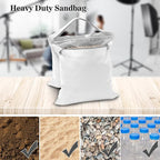 4 Packs White Sandbag Weight Bags - Image 2