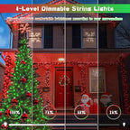 JMEXSUSS 2 Pack Solar String Lights Outdoor Waterproof, Total 66 FT 200 LED - Image 5