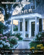 OZS 6 Pack 480LED Solar String Lights - Image 4