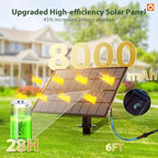 addlon 102FT Solar String Lights Outdoor Waterproof - Image 6