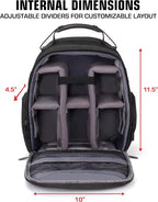 USA Gear Audio Equipment Backpack Fits Audio-Technica System 10, Shure BLX4 - Image 2