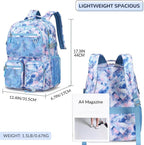 Lohol Multi-Pocket Backpack for School College Travel, Heavy Duty Big Bookbag - Image 3
