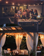 Zuske Outdoor String Lights, 150FT Patio Lights - Image 8