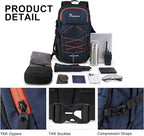 MOUNTAINTOP Hiking Backpack, 25/30L Camping Backpack, Men Women Hiking Daypack - Image 3