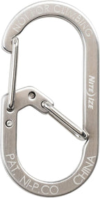 Nite IZE GS1-11-2R6 G-Series Dual Chamber Carabiner, Size #1, Stainless Steel - Image 3