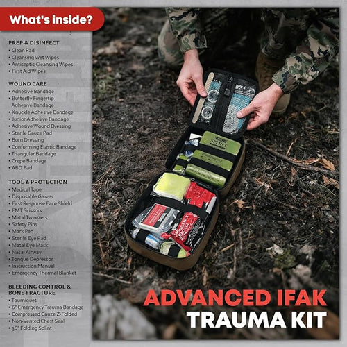 144 Pcs Advanced Trauma First Aid Kit - Image 2