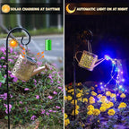 Solar Lights Outdoor Decorative, Metal Solar Watering Can Lights Waterproof - Image 5