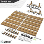 Savior Equipment Wall Rack System Heavy-Duty Steel Tactical Rifle Carbine - Image 6