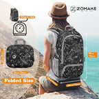 ZOMAKE Lightweight Packable Backpack 30L, Foldable Hiking Backpacks Water - Image 3