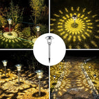 GIGALUMI 8 Pack Solar Pathway Lights, Solar Garden Lights Outdoor Warm White - Image 3