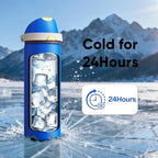 Insulated Water Bottle with Straw - Image 7