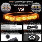 ASPL 48LED Roof Top Strobe Lights, High Visibility Emergency Safety Warning LED - Image 2