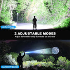 Kmivo Rechargeable Led Flashlight High Lumens - Image 5