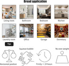 Self Adhesive Curtain Rod Holder, Universal No Drilling Hanging Pole Support - Image 6