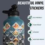 DYSANKY National Parks Water Bottle – 64 oz Insulated Stainless Steel Bottle - Image 4