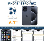 TIESZEN for iPhone 15 Pro Max Case, Compatible - Image 8