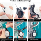 IPX8 Waterproof for AirTag Keychain Holder, Compatible - Image 8
