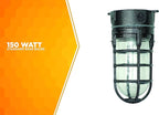 Woods L1706BLK Vandal Resistant 150W Incandescent Security Light, Ceiling Mount - Image 6