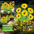 GARPAR Solar Garden Lights Outdoor, Upgraded 3 Pack - Image 6