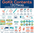 KeepGoing Travel First Aid Kit for Kids – 130 Pc. for Car, Diaper Bag & Backpack - Image 7