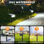 LEREKAM Solar Spot Lights Outdoor, 40 LEDs Solar Outdoor Waterproof Landscape - Image 2