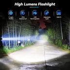 Sigoobal Flashlight LED Rechargeable Flashlights High Lumens, 000 LM Super - Image 2