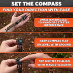 Paracord Bracelets for Men and Women – Adjustable Survival Paracord Bracelet - Image 7