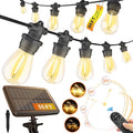 Stright 55FT Solar String Lights Outside Remote Control by Stright