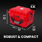 NANUK 908 Waterproof First Aid Box Empty – Durable, Medical First Aid Organizer - Image 5
