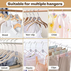 Mlici Clothes Hanger Connector for Clothes Organizing, 60 Pack Space Saving - Image 8