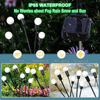 Kohlrabi Solar St Patricks Day Lights Outdoor, 2 Pack 16 LED Solar Green - Image 4