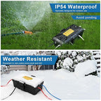 NineLeaf Outdoor Waterproof Electrical Box, IP54 Weatherproof Extension Cord - Image 2