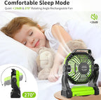 Rechargeable Portable Camping Fan - Image 4