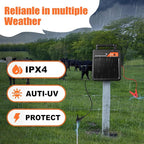 20 Miles Solar Electric Fence Charger – 0.4J Output, 10200V Peak, 24/7 - Image 4