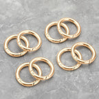 Gkeygo Key Ring Clip, 1 Inch Keychain Rings, 8 Pack Round Carabiner Clip - Image 6
